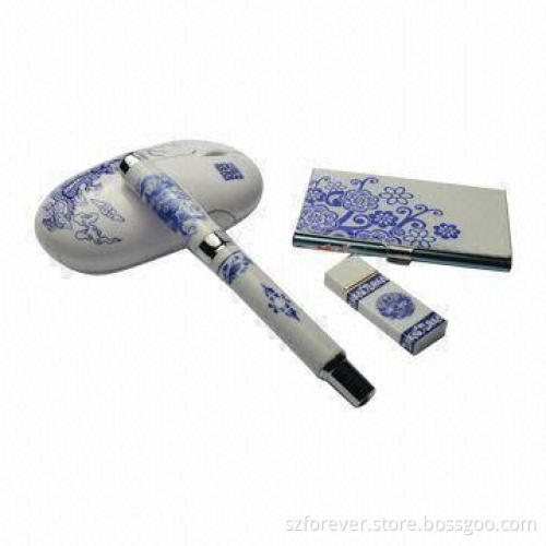 China Ceramic USB Flash Memories, Customized Logos Welcomed, Supports Microsoft's Windows OS